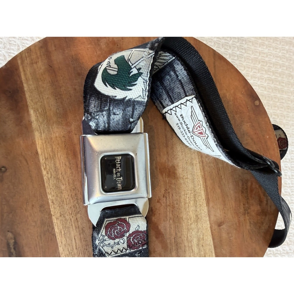 Buckle Down Attack On Titan One Size Adjustable Seatbelt Belt 25" to 42" 2014
